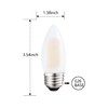 Sunaiony E26 LED Candelabra Light Bulbs 60W Equivalent, Dimmable 6W
