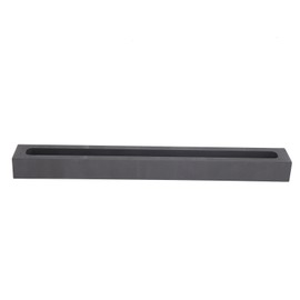 Graphite Ingot Mold Bar Slot Gold Silver Copper Aluminum Melting Casting Refining 250x30x20mm