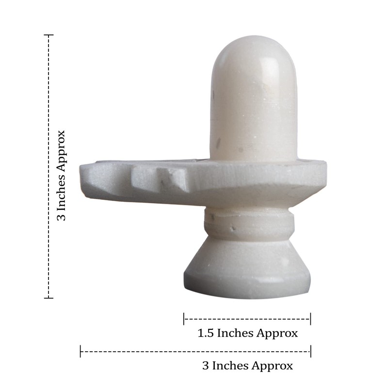 Wonder Care Marble Stone Shiva Lingam Statue Shiva Statue Handcrafted