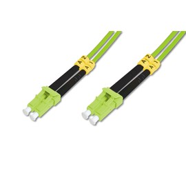 Assmann Electronic dk-2533-02-5 Green 2 M LC LC Fibre Optic Cable Male/Male – Fiber Optic Cable (LC/LC, Multimode, LSZH (Low Smoke Zero Halogen), Green)