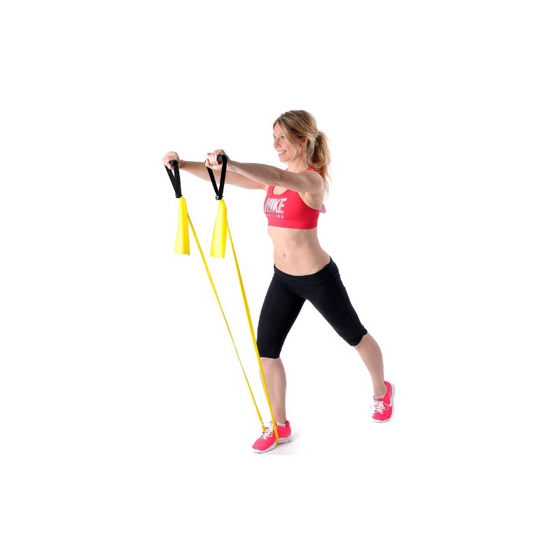 Grips 1 Pair Band Tube Fitness Sports Workout Strength Training