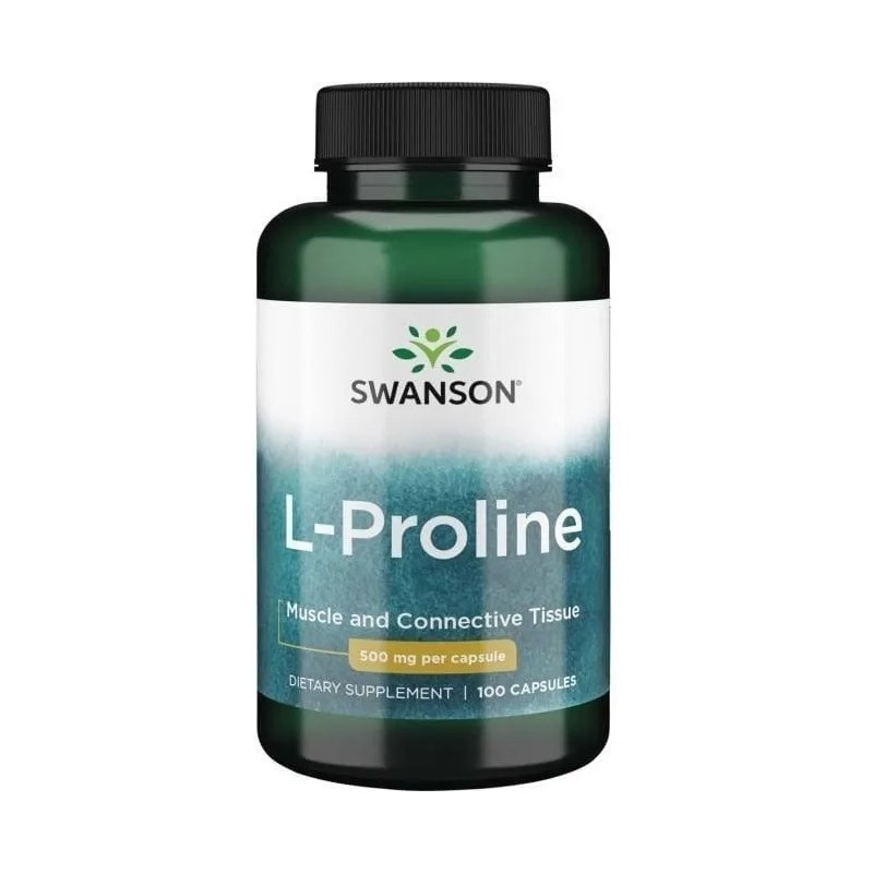 L Prolina L Proline Premium Aminoacido 500mg 100 Caps Eg