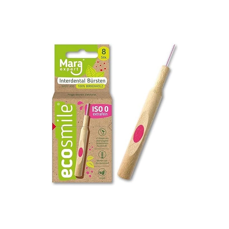 ECOSMILE INTERDENTAL BRUSH by MARA ISO 0 - Pink -