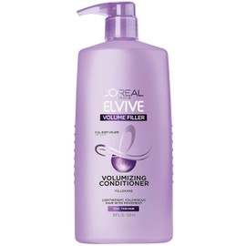 L'Oréal Paris Elvive Volume Filler Thickening Conditioner, for Fine or Thin Hair, Conditioner with Filloxane, for Thicker Fuller Hair in 1 Use, 28 fl. oz.