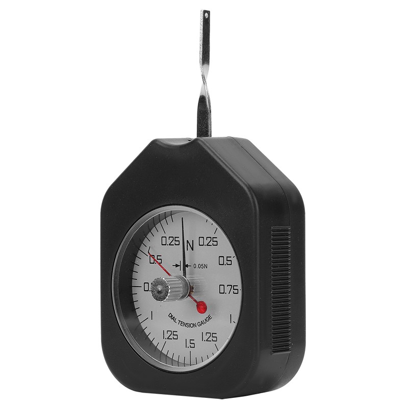 Plastic Double Pointer Dial Type Tensiometer Tension Force Analog Meter