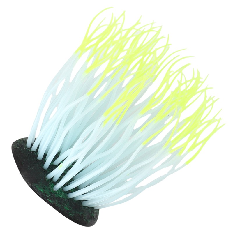 Aquarium Anemone Realistic Luminous Silicone Sea Anemone for Fish Tank