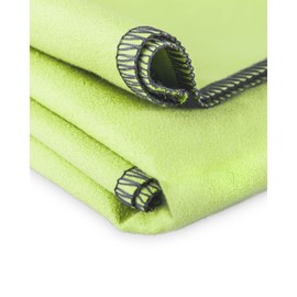 Celin ATEX Sauna/Bath/Shower Towel Extra Absorbent, Soft, Microfibre Travel Towel – Largo, Polyester, green, 2x70x140
