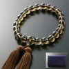 Kyoto Buddhist Altar Prayer Beads for Men, Pure Silk, Miyako