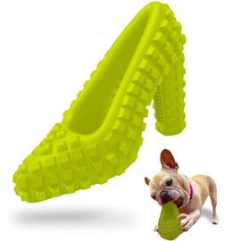 Super Shoe - Dog Toy for Aggressive Chewers – Rubber Natural Teething Toys - Treats Dispenser and Toothbrus for Small and Medium Dogs