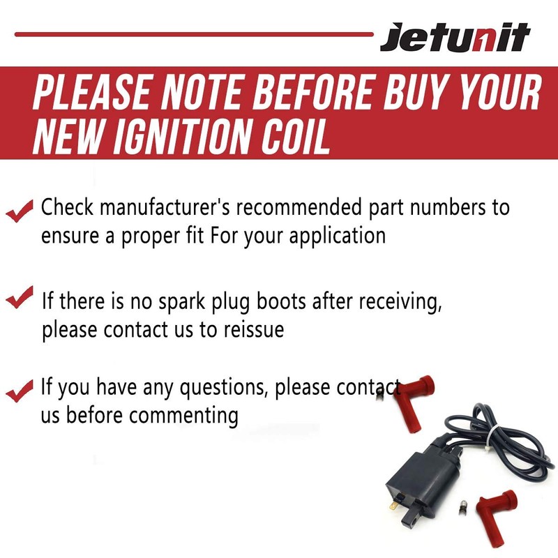 JETUNIT Ignition Coil For SeaDoo 278000586 278000202 Jet-Ski GTI GTS