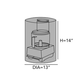 Covermates Keepsakes - Blender Cover – Dust Protection - Stain Resistant - Washable – Appliance Cover, Red