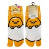 Gudetama Men's Tabi Socks/Logo Up Large Sanrio