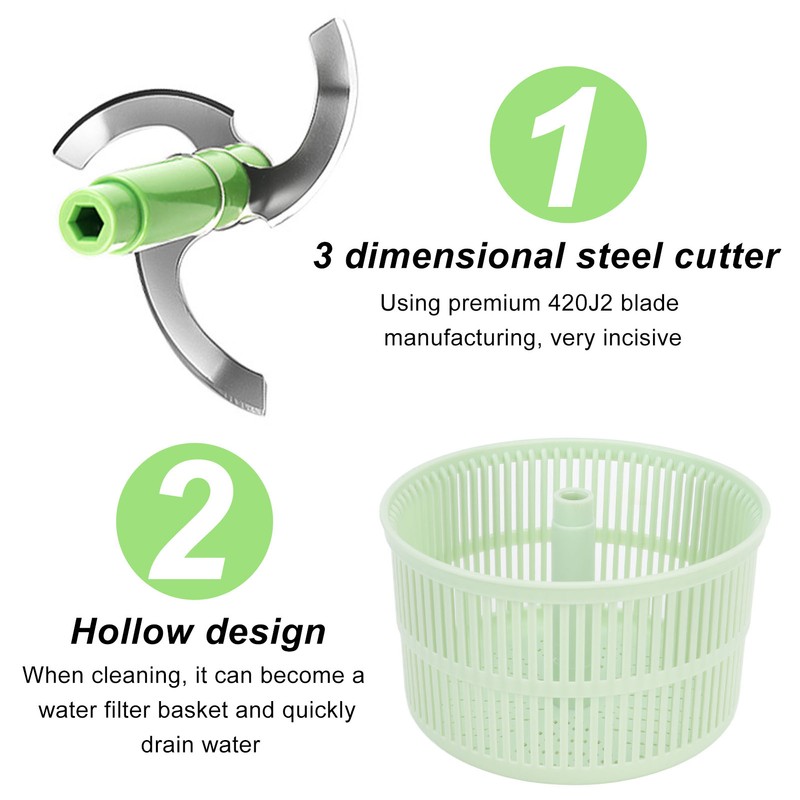 Household Manual Meat Grinder Multifunctional Garlic Stamper Blender Vegetable Dehydrator