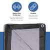 Kotap 15 x 30 Ft. Heavy-Duty Protection/Coverage Tarp, 8-mil, Reversible,
