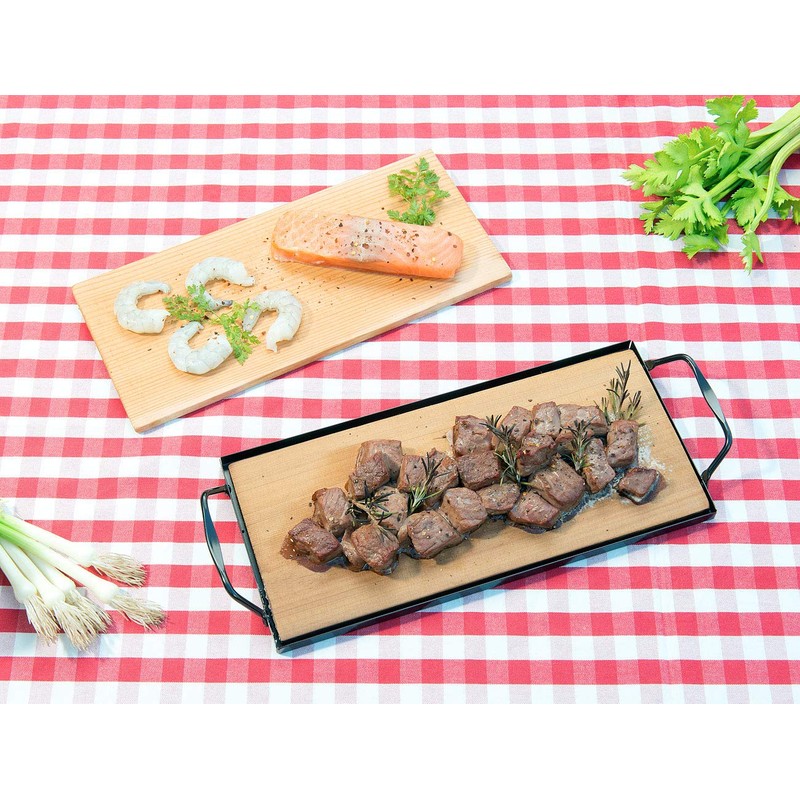 Rosenstein & Söhne Cedar Wood Boards: 2 Cedar Wood Grill