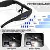Dilzekui Magnifying Glass with Light 1.5X to 5.0X, Rechargeable Magnifying