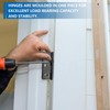 Yitexin 30 Pack 2.6'' x 1.4'' Cabinet Door Hinges with