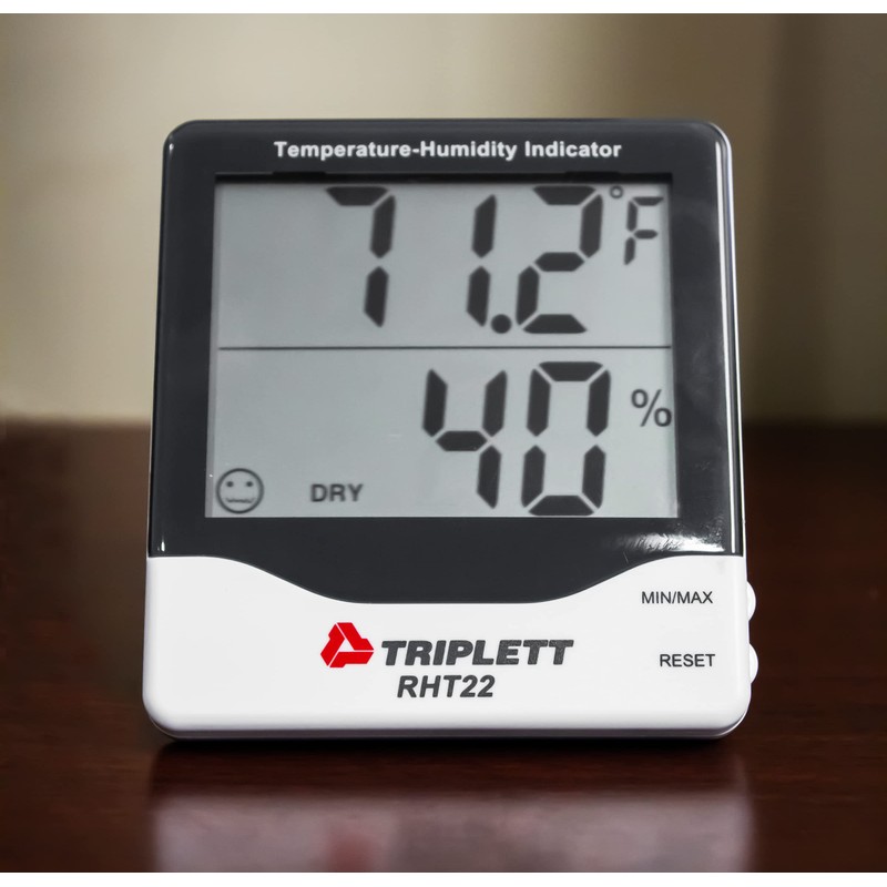 Triplett RHT22 Digital Indoor Hygro-Thermometer with Dual Display Humidity and