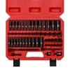 Mayouko 55PCS 1/4 Inch Drive Master Impact Socket Set, Metric/SAE,