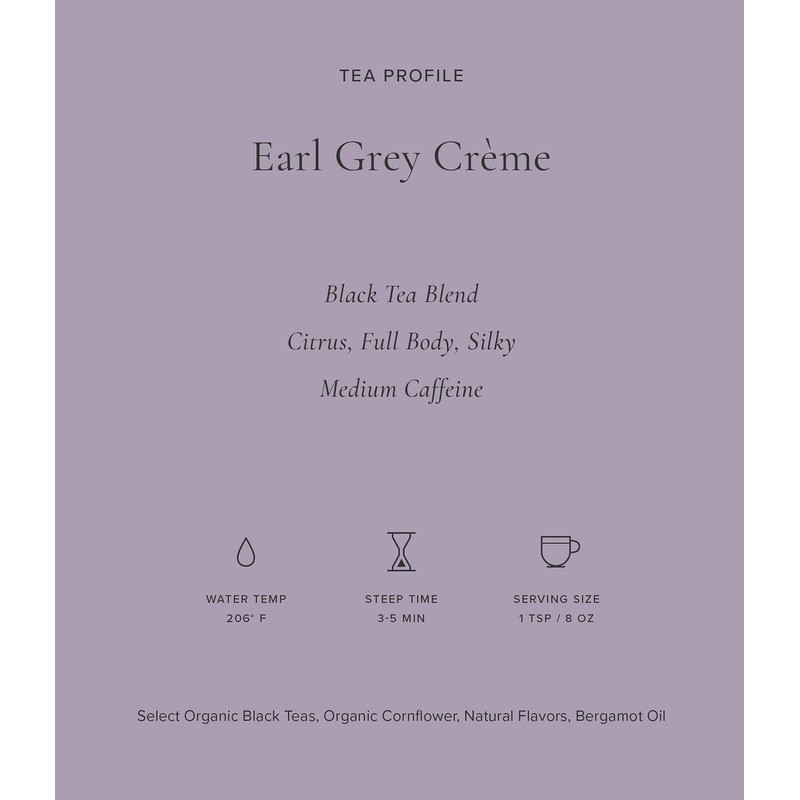Art of Tea | Organic Earl Grey Creme Tea 2.5oz