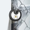 Puroma Keyed Padlock, Stainless Steel Discus Locker Lock Heavy Duty
