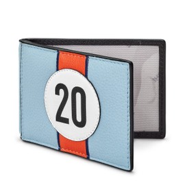 Yoshi Race Car Card Holder, Travel Pass Holder, Leather, Double Sided Card Holder, ID Card Holder. Leather Travel Pass Holder for Men and Women. Credit Card Holder & Season Ticket Card Holder (#20)
