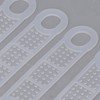 100pcs Clear Non Slip Silicone Clothes Hanger Grips Increased Friction