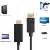 Large DisplayPort to HDMI HD Audio Video Adapter Cable Cord