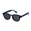 Ijipiji Junior Sunglasses for Kids, #C Model, Boston (Navy Blue/Gray),