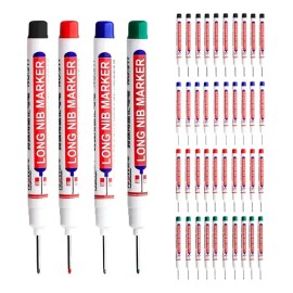 40pcs Marcador Punta Larga Ideal Para Orificios Profundos                                                                                             