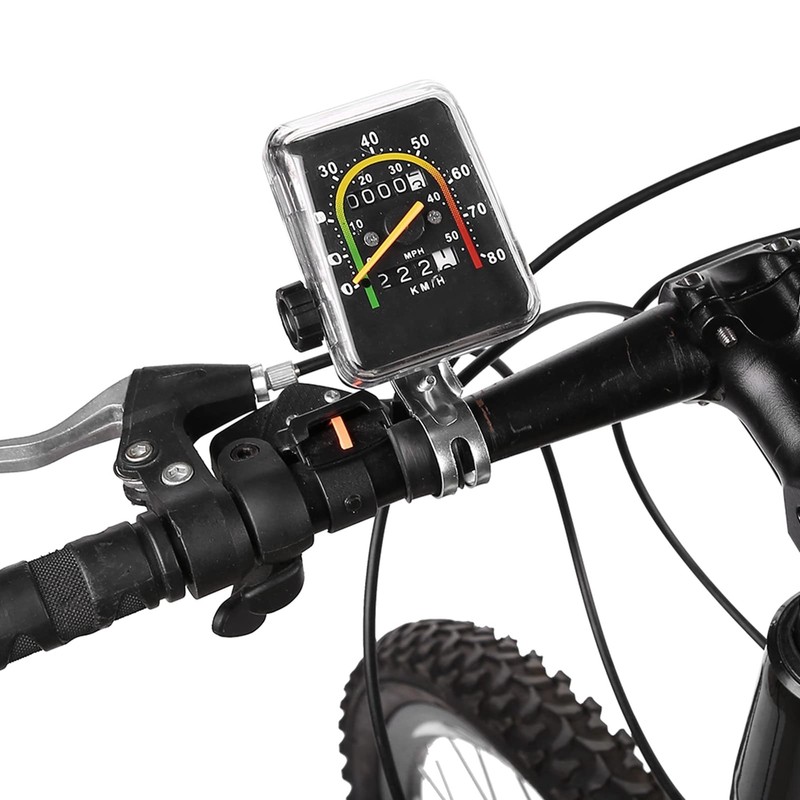Joyzan Bike Speedometer, Mechanical Cycling Odometer Mountain Bicycle Analog Computer
