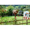 Garden Flag Stand and Shepherd Hook,48 Inch Garden Flag Pole