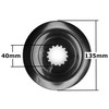 cyclingcolors 2 x Bicycle Wheels Spoke Protection 135 mm Windscreen