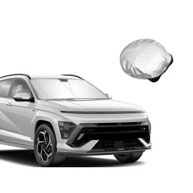 BSTW Car Sun Shade for Hyundai Kona SX2 (2024-2025) - Foldable Windscreen Cover with Heat Insulation & UV Protection | Fits Kona SX2 Hybird, Electric, Plug-in Hybird