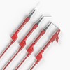 Cleqee 50pcs Car Back Probe Kit Banana Plug Alligator Clip