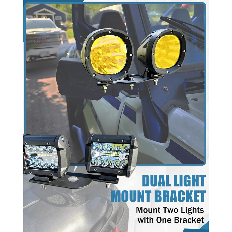 NORTHYUN Universal Dual Pod Light Mounting Brackets