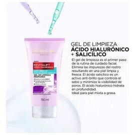 Kit Gel De Limpieza Y Crema Antibrillo L'oréal Paris