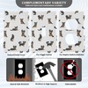 YYZZH Pretty Chihuahua Dog Pattern Toggle Switch Cover Switch Plate