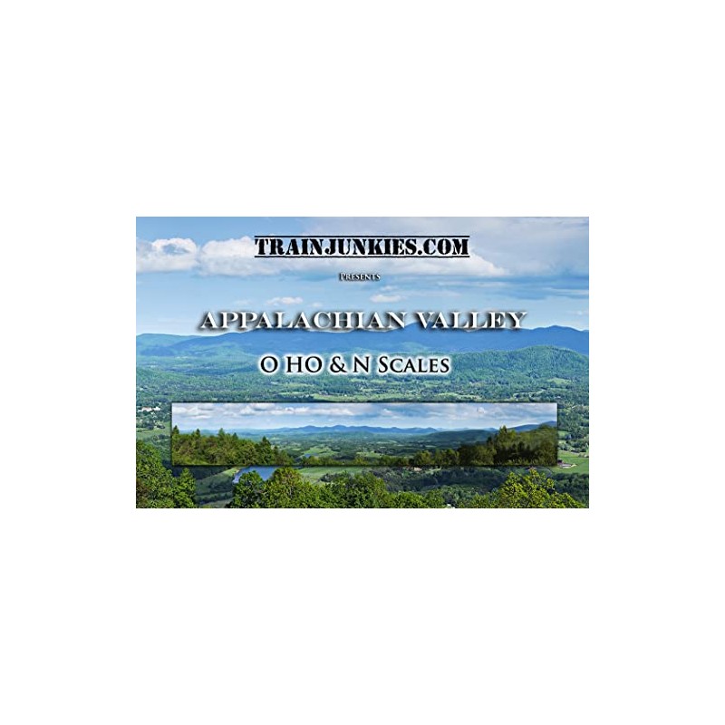 Appalachian Valley Model Railroad Backdrop (O Scale)