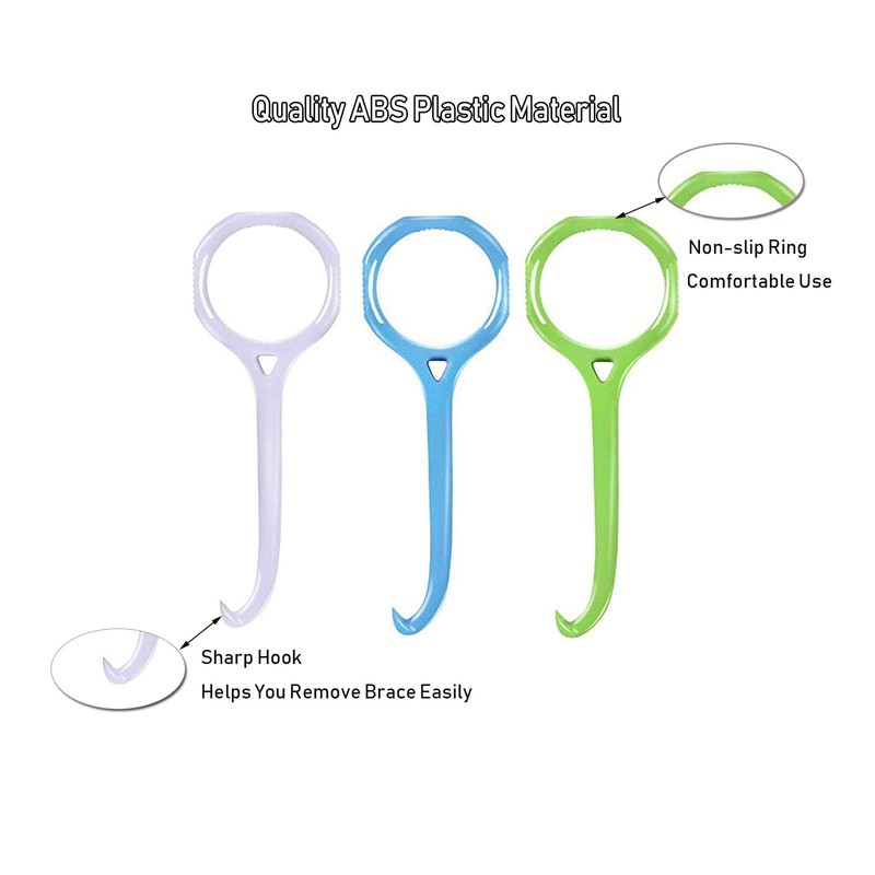 Aligner Remover Tool and Dental Elastic Rubber Bands Placers for