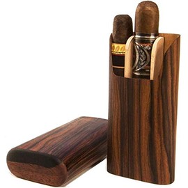 Brizard & Co Ebony 3 Finger Cigar Case
