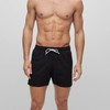 BOSS Mens Iconic Swim shorts with signature stripe and logo