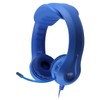 HamiltonBuhl Kid's Flex-Phones TRRS Headset with Gooseneck Microphone, Blue