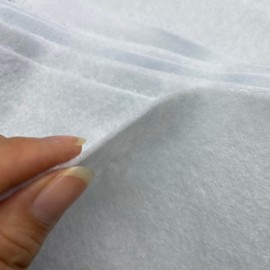 36" Wide Soft Felt Fabric for Craft Quilting,1.2mm Thick Polyester Wadding Bag Stabilizer