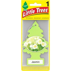 LITTLE TREES Car Air Freshener Hanging Paper Tree for Home or Car , "lime green” , Jasmin scent