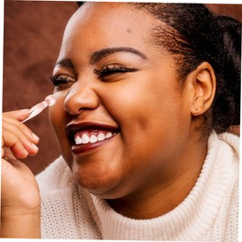 MERRYHAPY 2PCS Rose Gold Metal Eye Cream Roller for Beauty Device Cream Spoon for Facial Skin Care