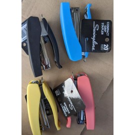 Swingline 4*Swingline Compact Grip Stapler -20 Sheet Capacity-1 of each color