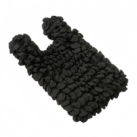 Zbstream - Bolsa de compras expandible reutilizable plegable, bolsas retráctiles, bolsas de comestibles elásticas, Negro -, 19*11cm