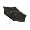 Francfranc Flanc Blackout Compact Scalloped Folding Umbrella, 18.5 inches (47