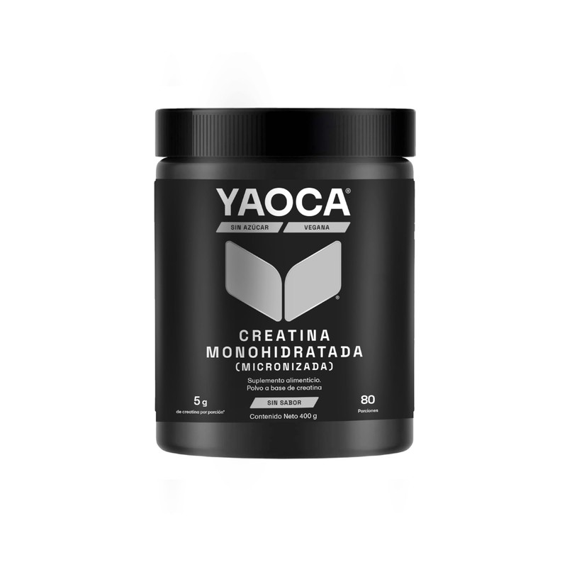 YAOCA I Creatina Monohidratada I Micronizada I 400g I 80